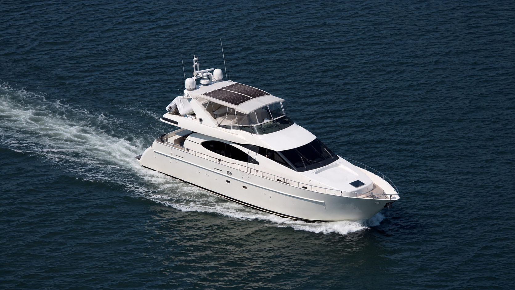 Lensun yacht solar panel solution